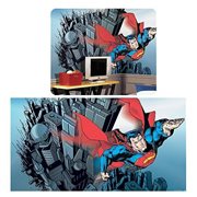 Superman Chair Rail Prepasted Mural